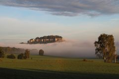 Beim Feiertagsspaziergang