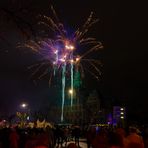 Beim Feuerwerk