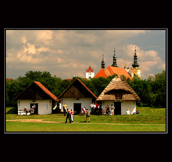 Beim Folklorefestival in Straznice, Tschechien