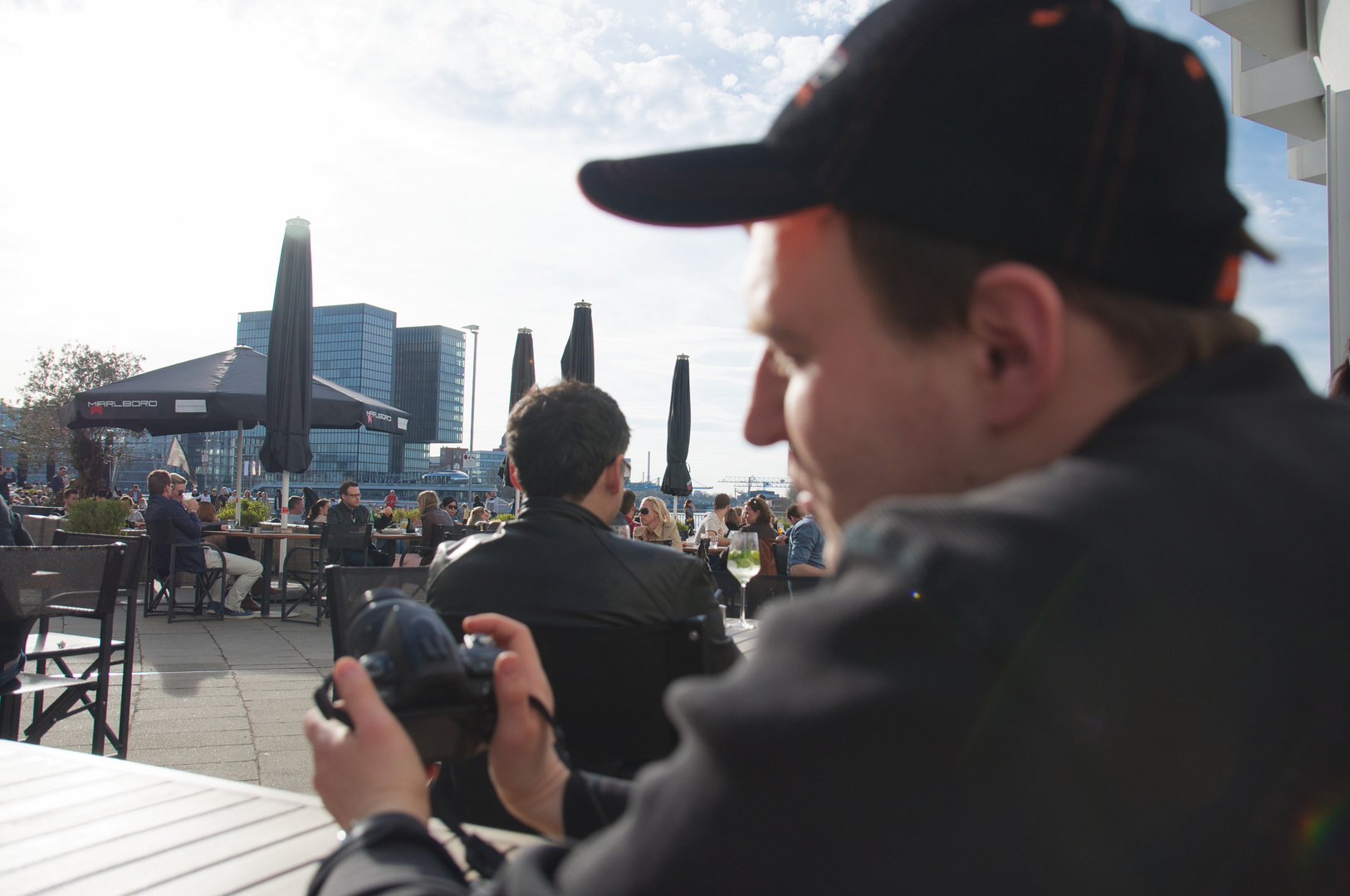 Beim Fotografieren abschalten