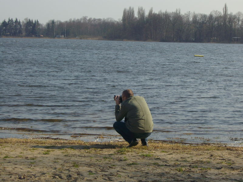 Beim fotografieren erwischt