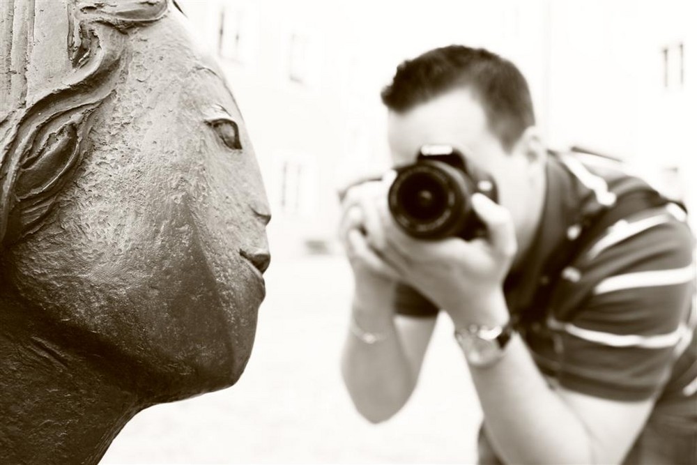 Beim fotografieren - fotografiert ;)