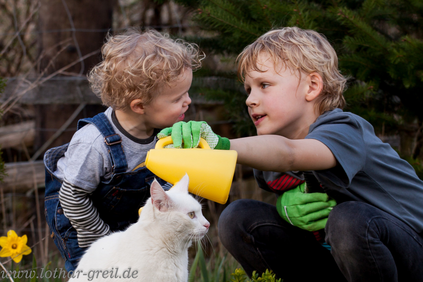 Beim Gärtnern