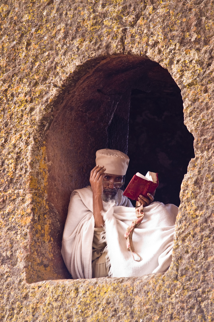 Beim Gebet in Lalibela