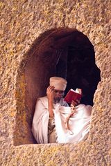 Beim Gebet in Lalibela