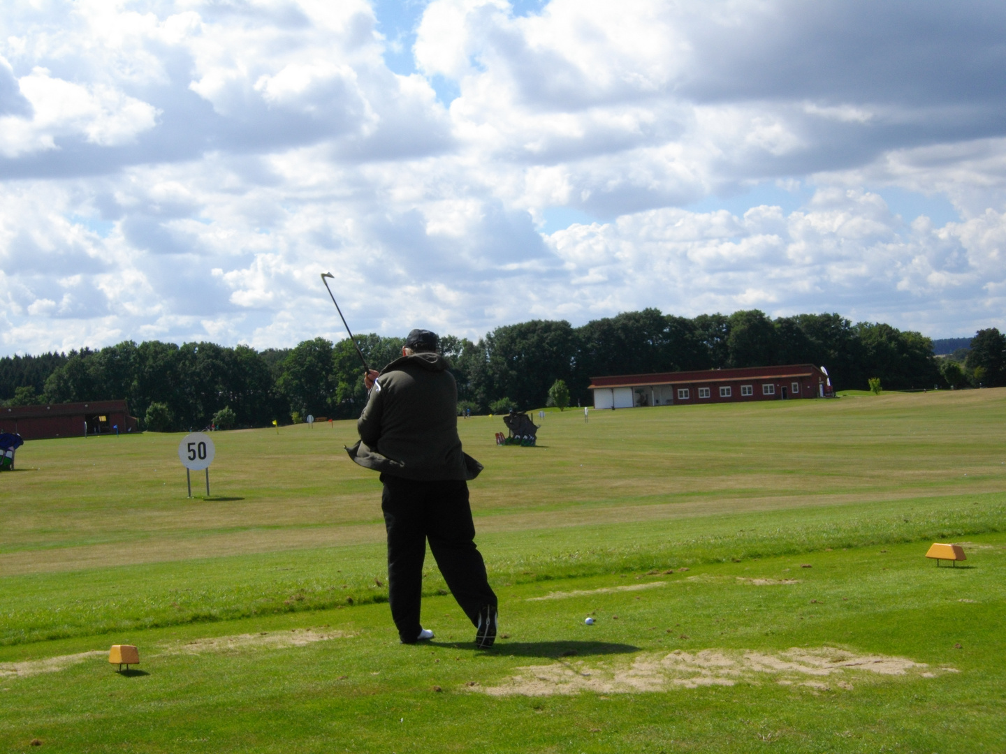 beim Golfen