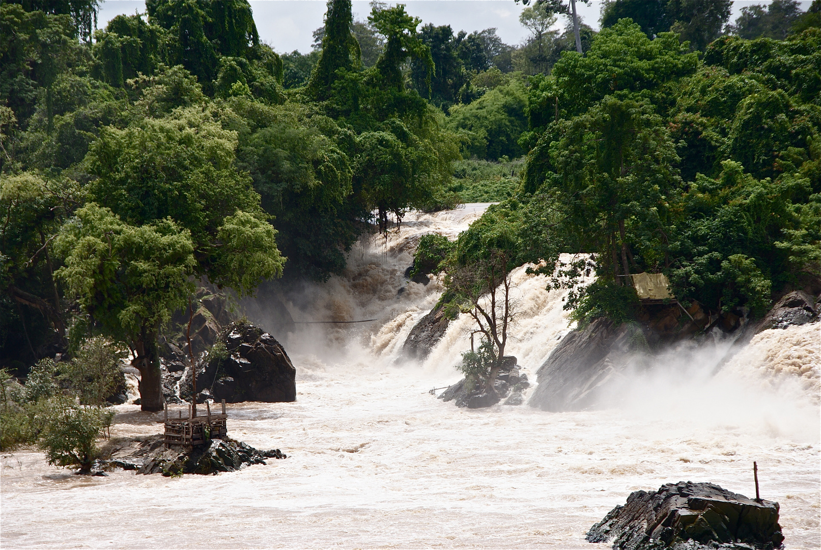 beim großen mekongfall, südlaos 2010