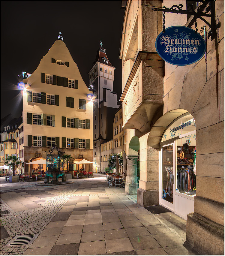 Beim Hans-im-Glück-Brunnen Foto & Bild | architektur, architektur bei