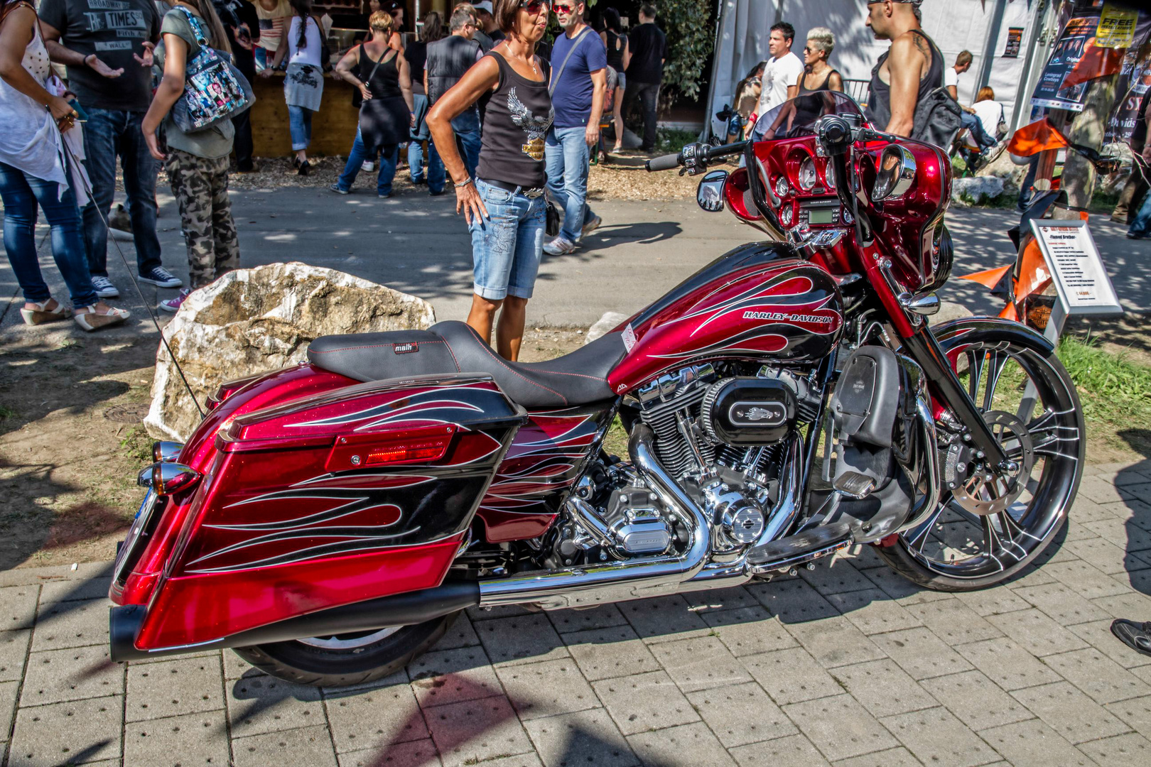 Beim Harleytreffen