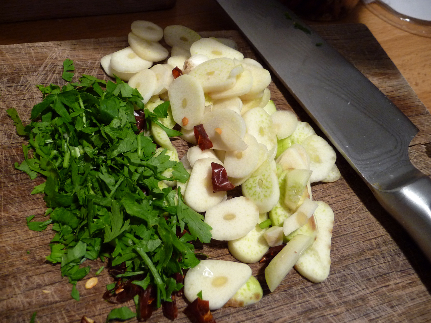 beim Kochen