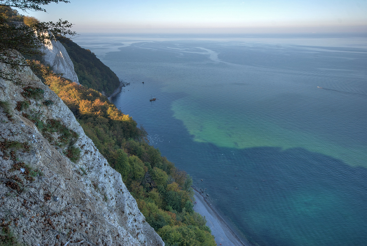 Beim Königsstuhl auf Rügen