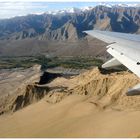 Beim Landeanflug auf Leh