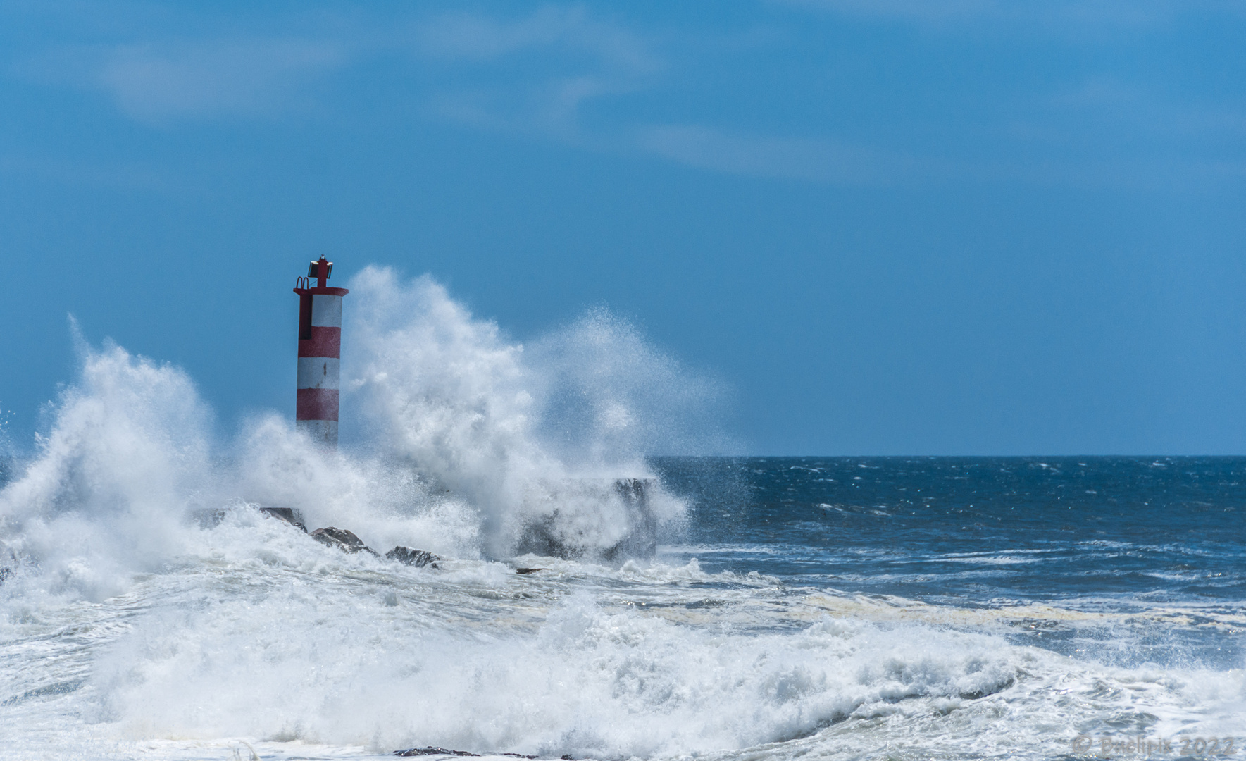 beim Leuchtturm von Vila do Conde