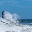 beim Leuchtturm von Vila do Conde