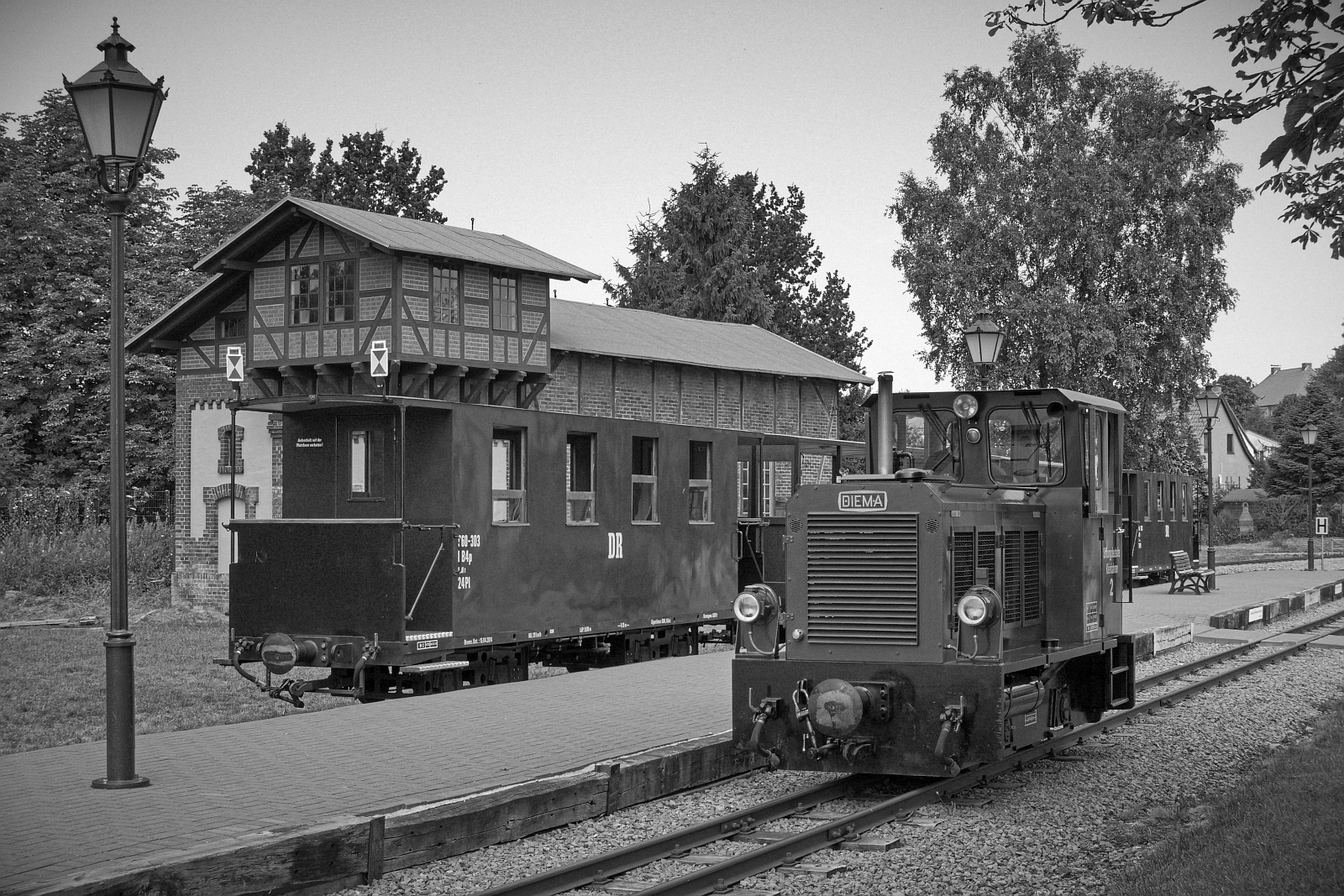 Beim Lütt Kaffeebrenner im Bahnhof Klütz