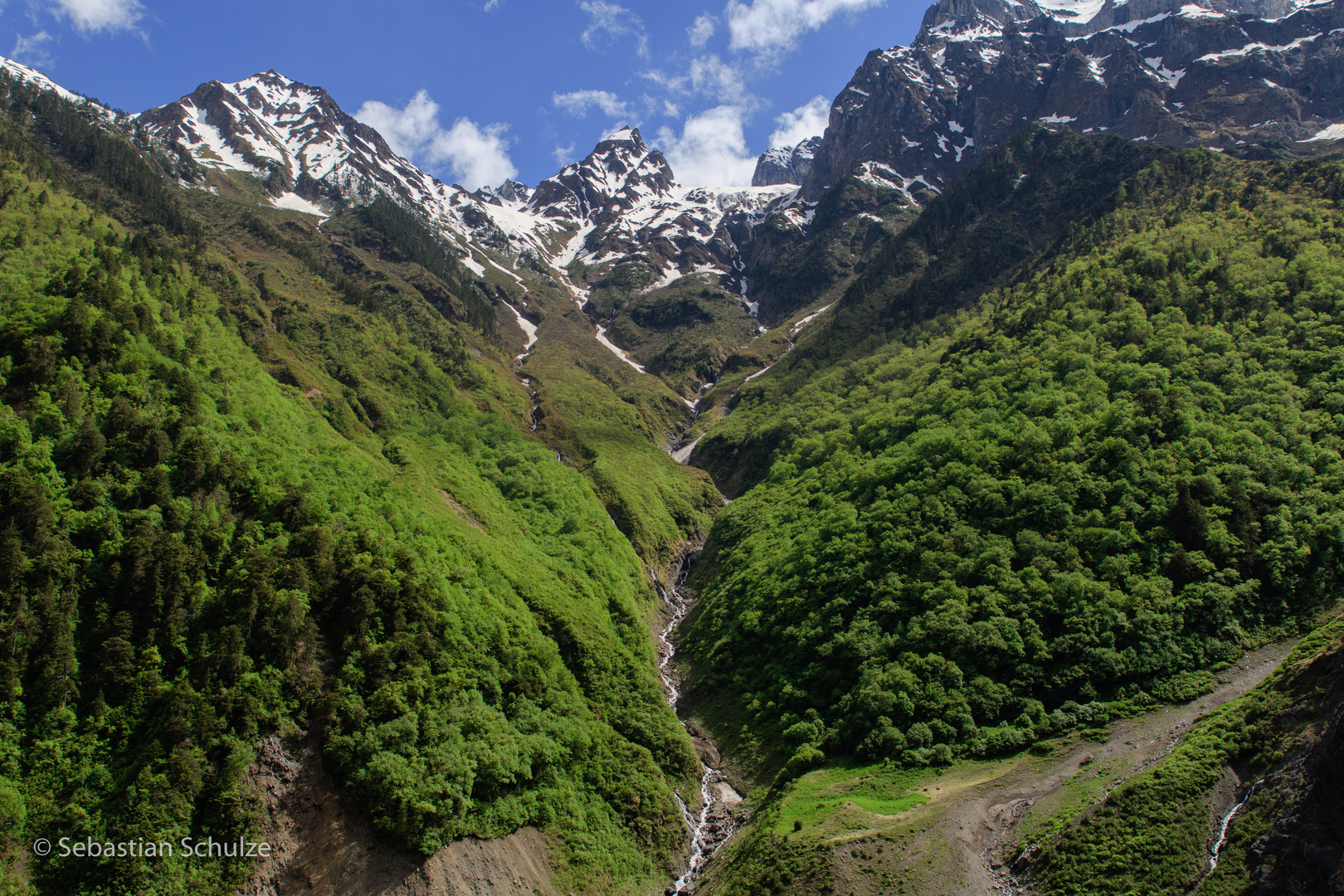 beim Mingyong Gletscher