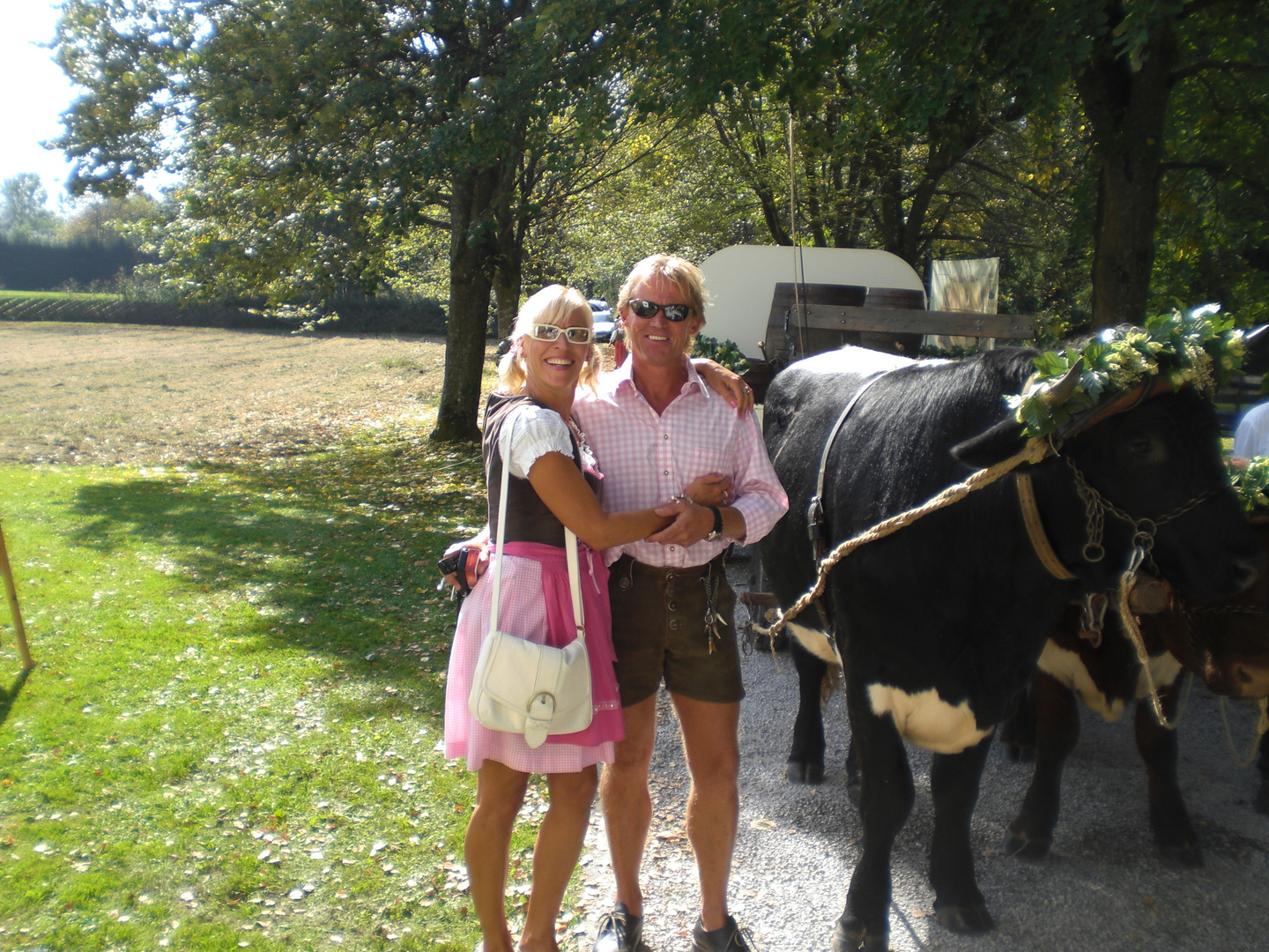 Beim Oktoberfest in Zell am See