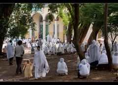 Beim orthodoxen Gottesdienst ...