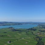 Beim Paragliden im Allgäu