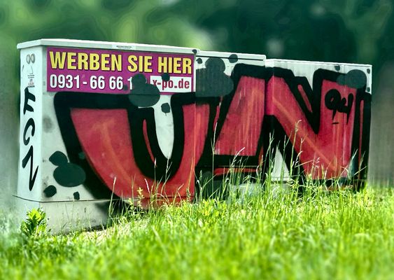 Beim Passieren der Autobahn entdeckt