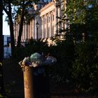 Beim Reichtstagsgebäude in Berlin