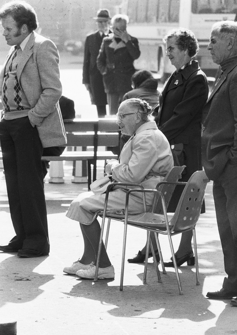 Beim Schach Bundesplatz Bern 1978