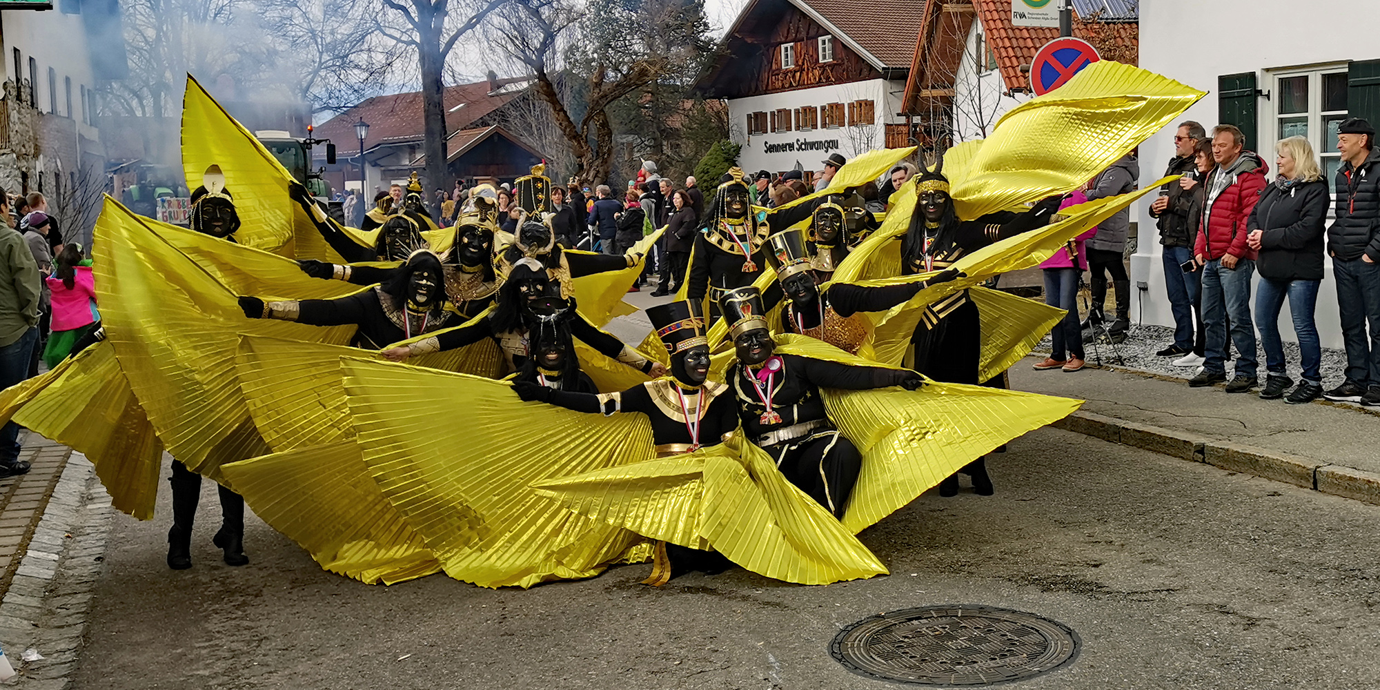 Beim Schwangauer Faschingszug!