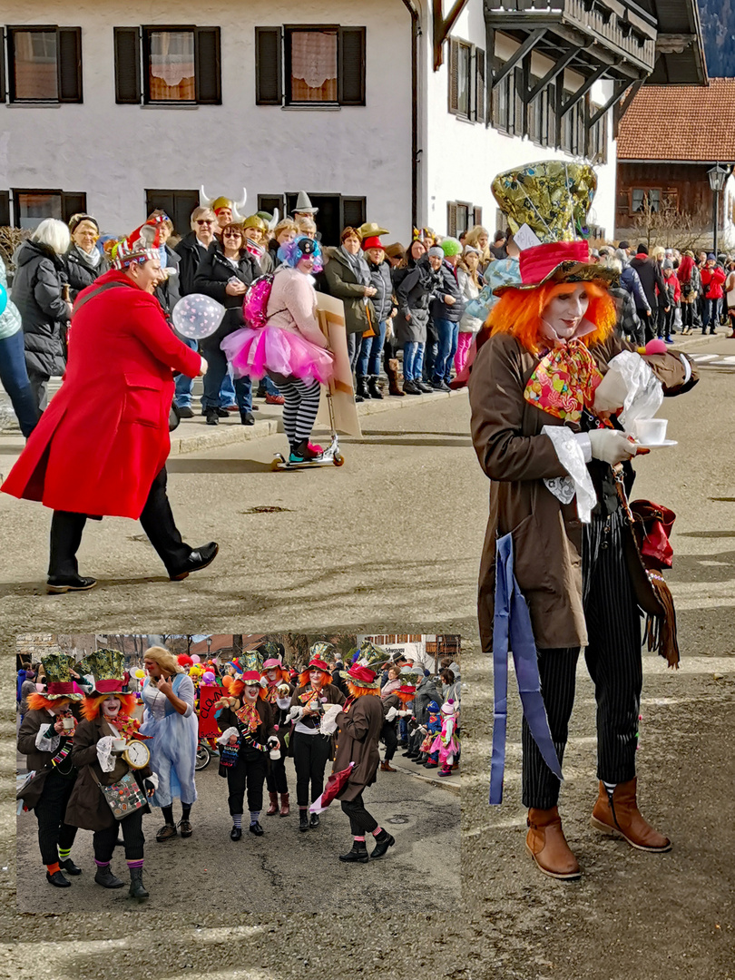 Beim Schwangauer Faschingszug!