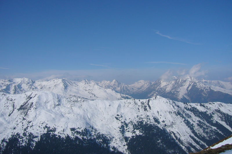 Beim Snowboarden in Axamer Lizum