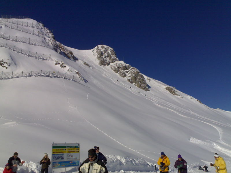 beim snowboarden in österreich