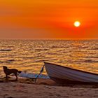 beim Sonnenaufgang am Møllestenen Beach ist man selten allein 