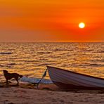 beim Sonnenaufgang am Møllestenen Beach ist man selten allein 