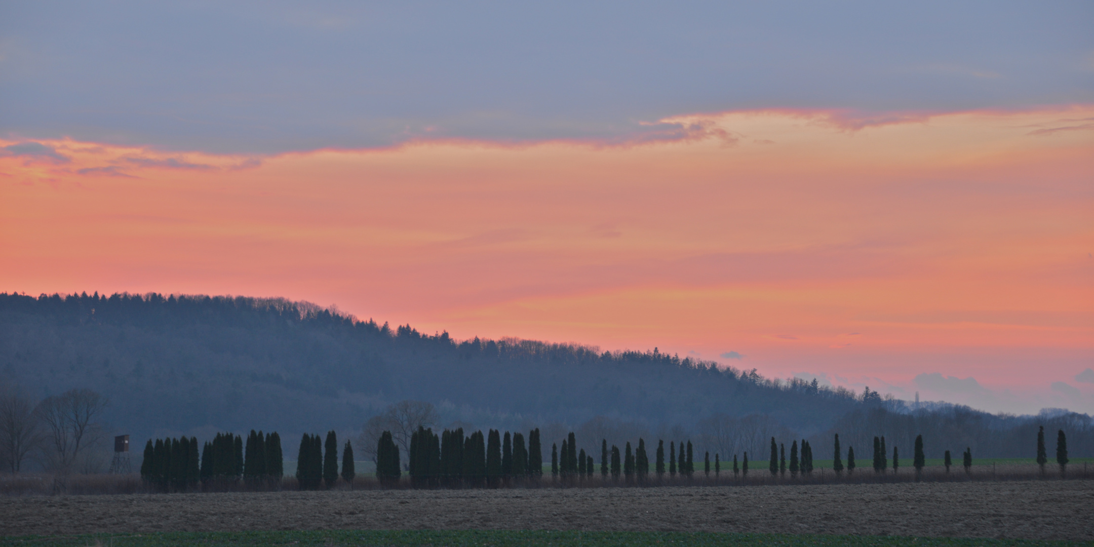 Beim Sonnenuntergang