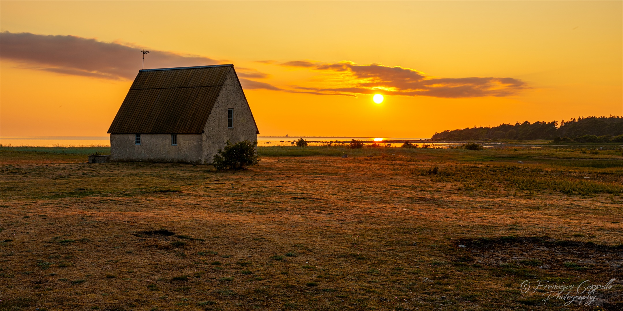 beim Sonnenuntergang