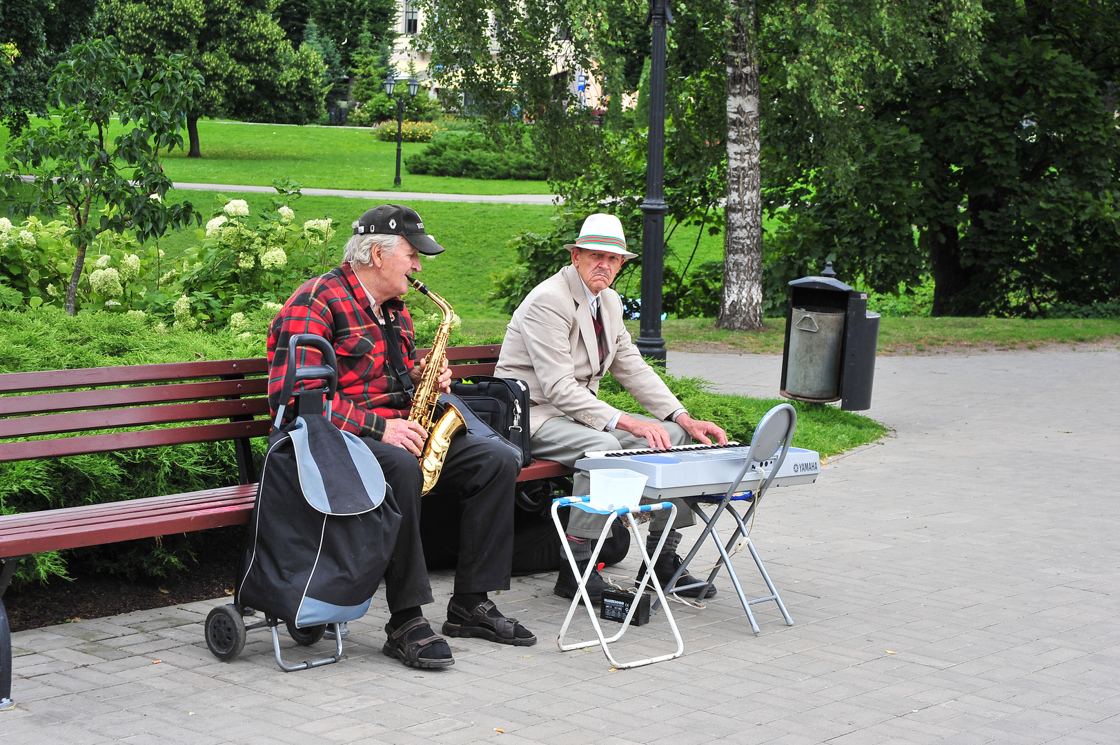 Beim Spaziergang durch Riga angetroffen