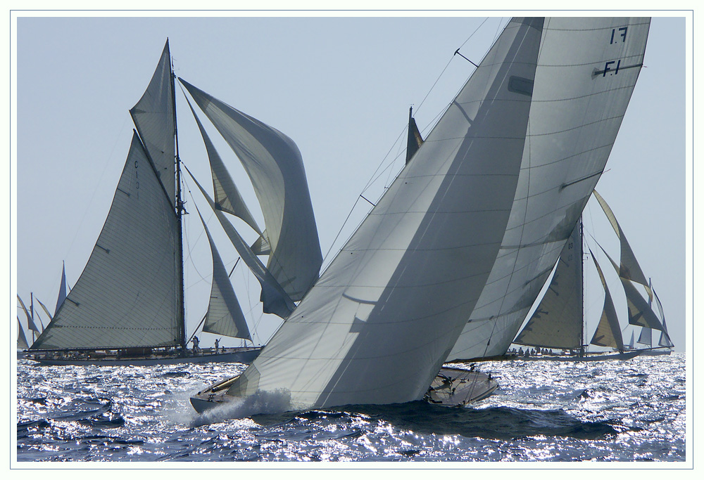 Beim Start der Regatta Cannes - St. Tropez