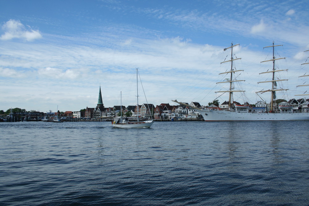 beim Tanken vor Travemünde...