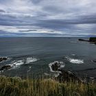 Beim Tantallon Castle....