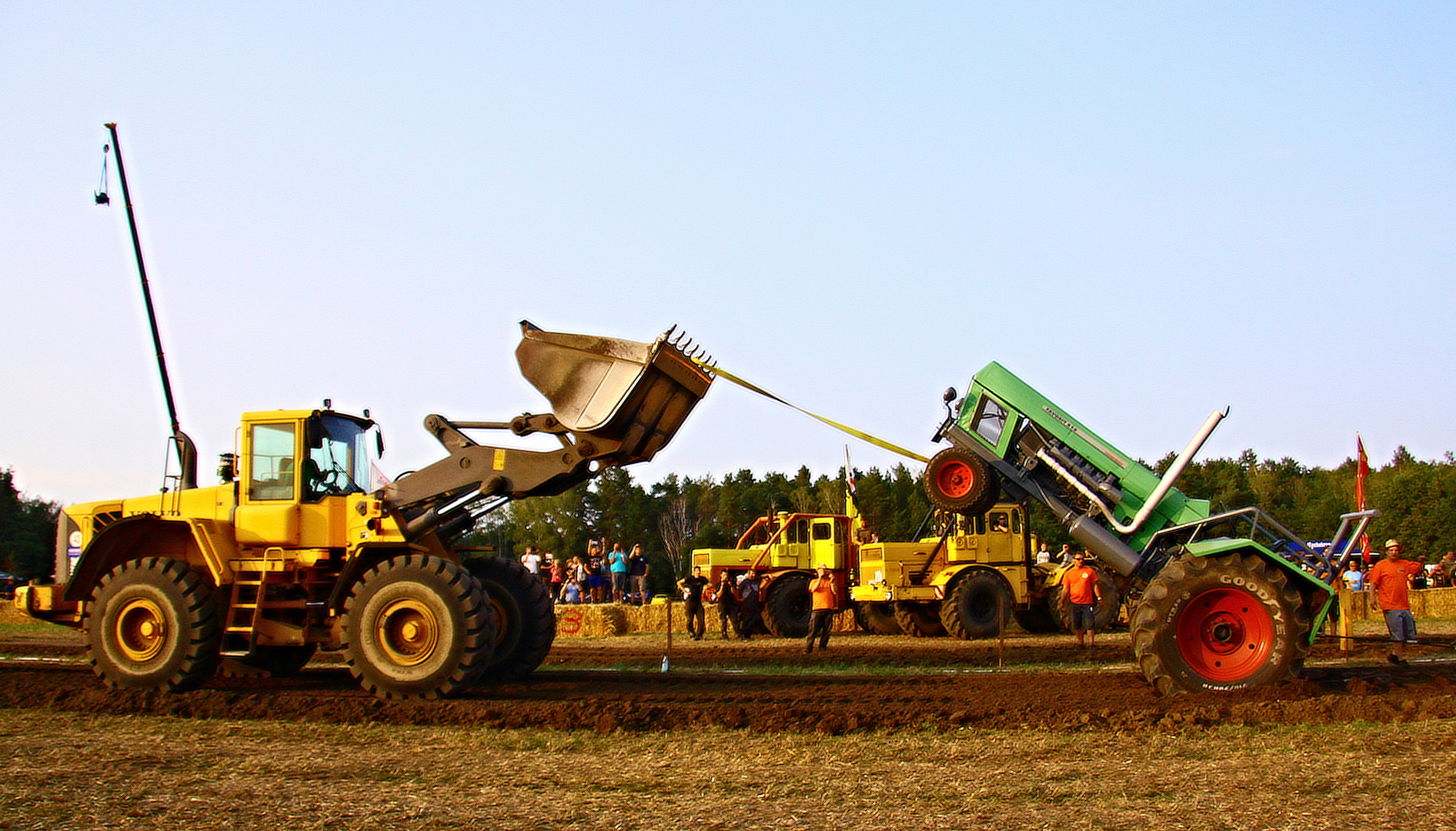 Beim Traktorpulling