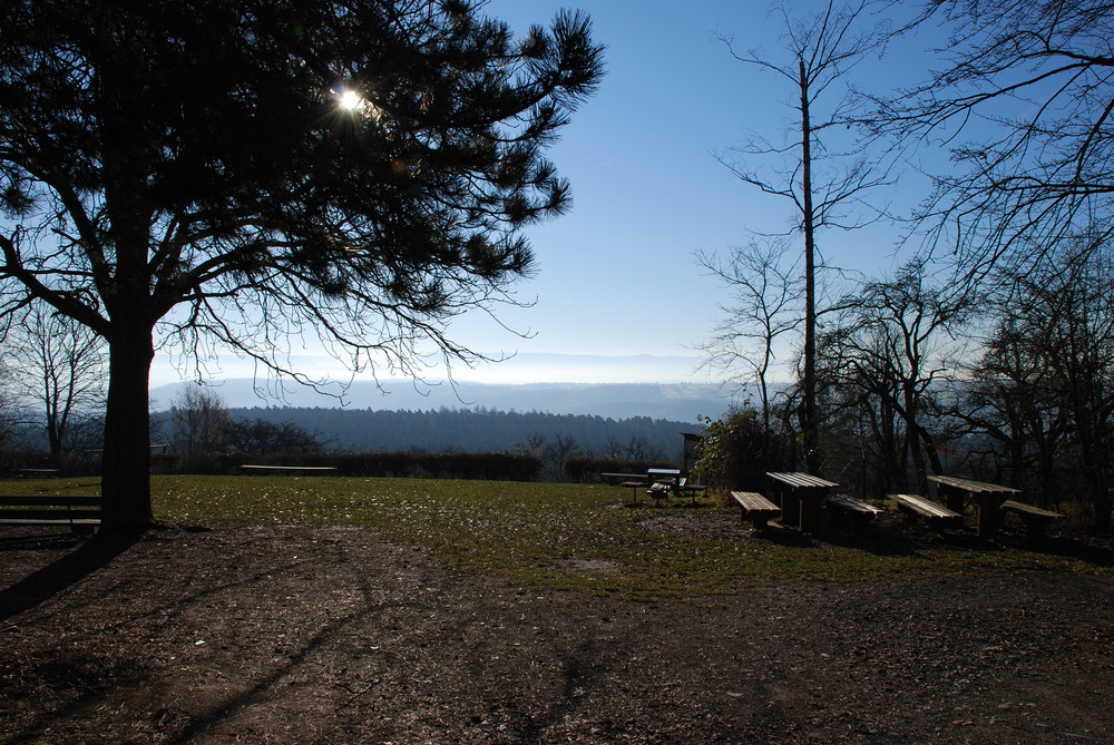 Beim Uhlbergturm