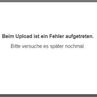 Beim Upload ist