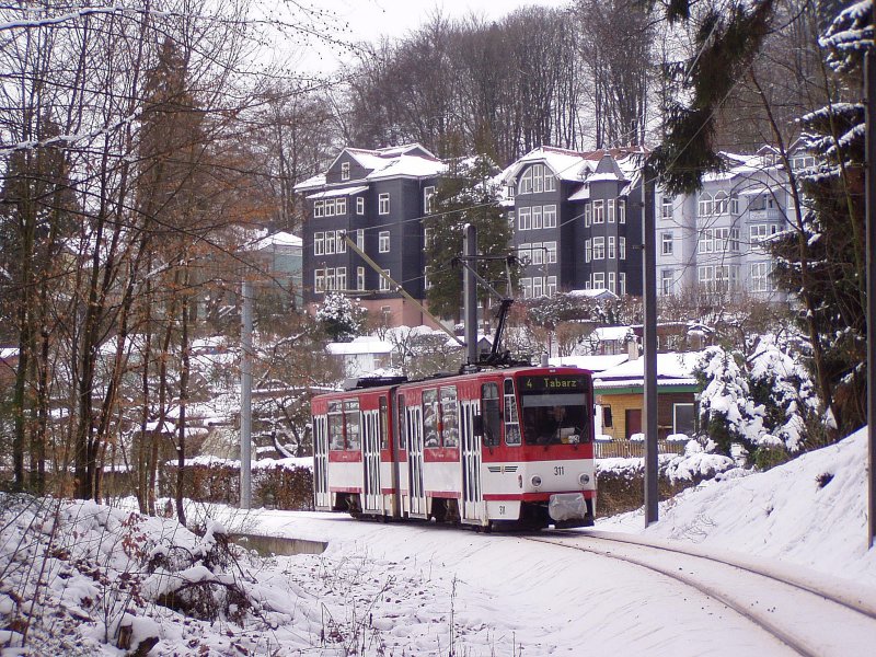 Beim Verlassen von Friedrichroda