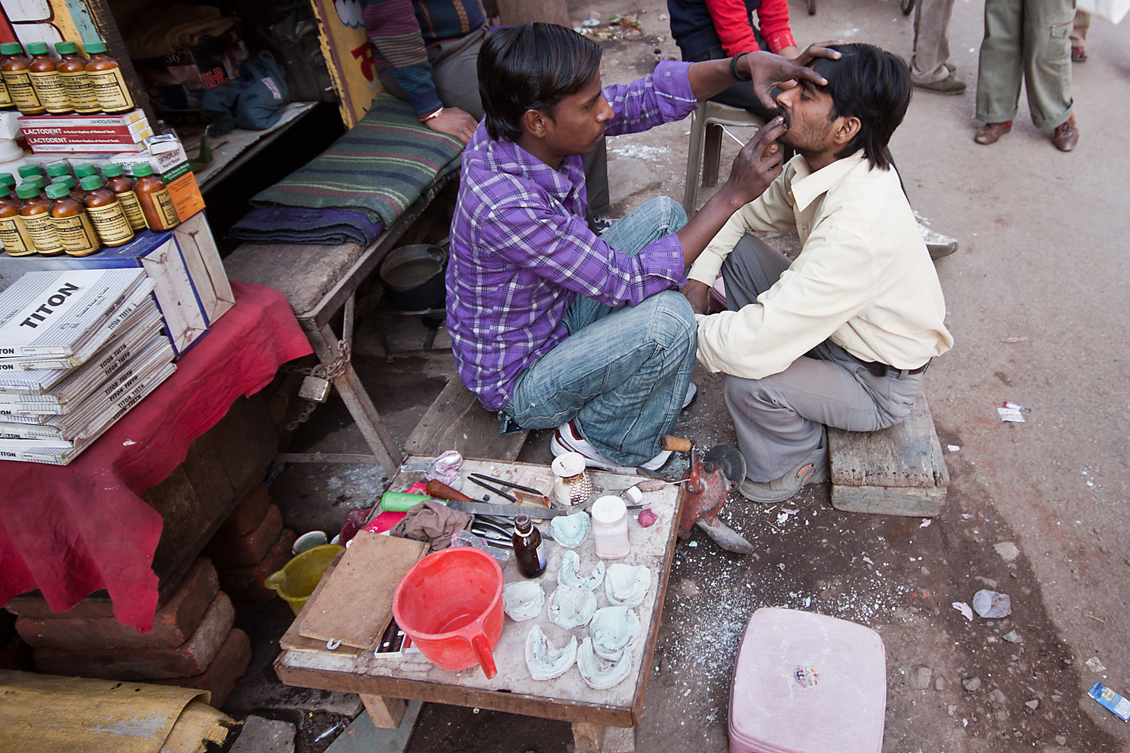 beim Zahnarzt in Indien