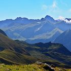 Bein Aufstieg zum Nebelhorn