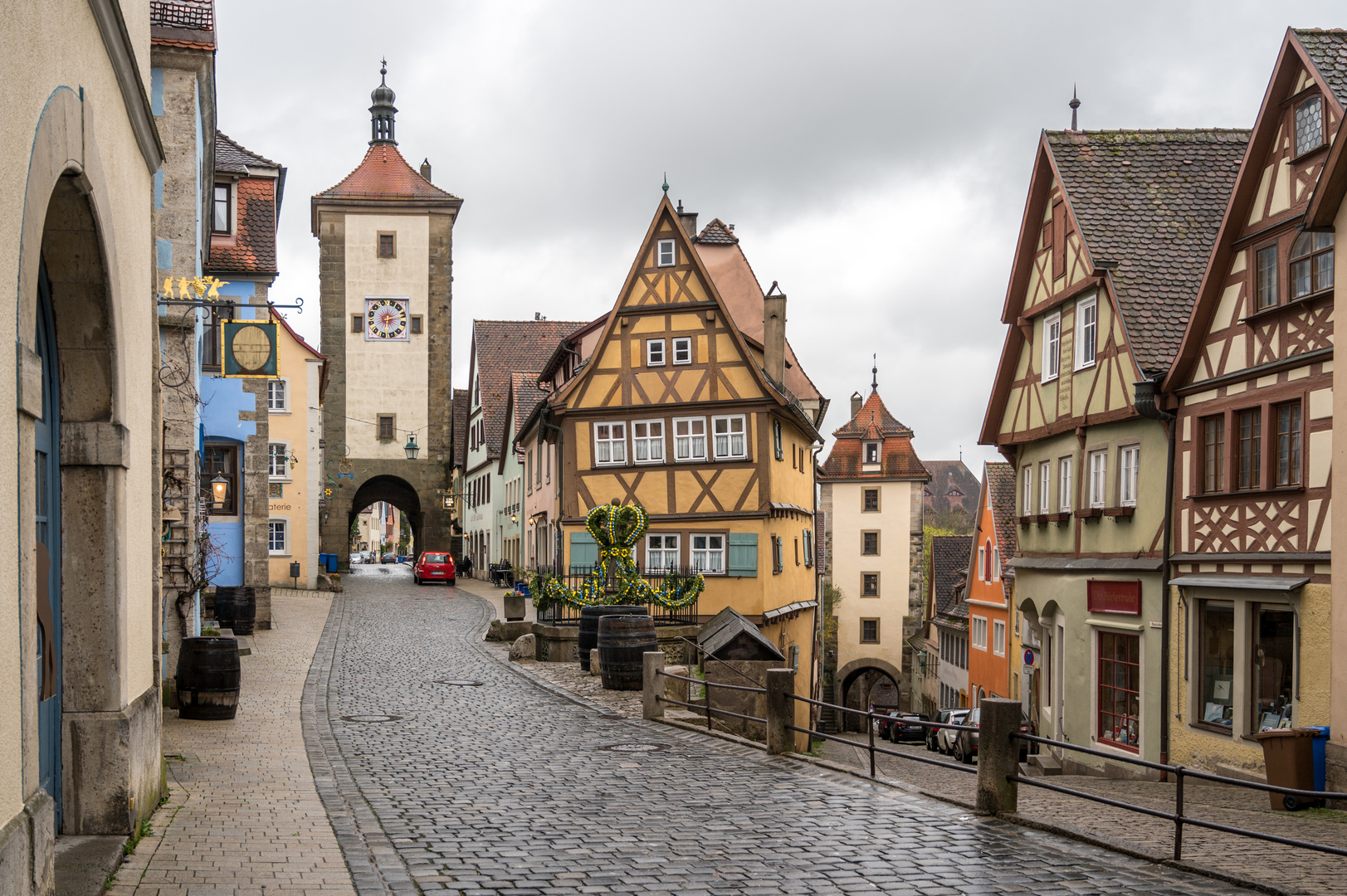 bekannte Perspektive ohne Touristen