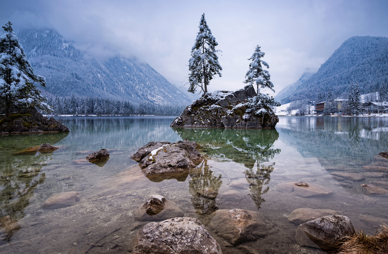 Bekanntes Motiv vom Hintersee