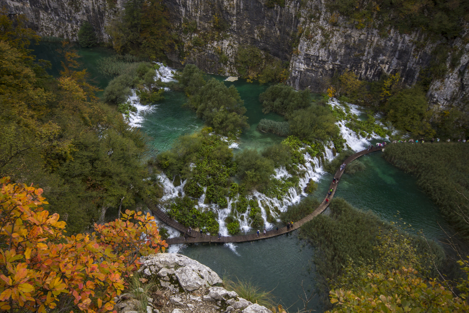 Bekanntester Aussichtspunkt im Herbst