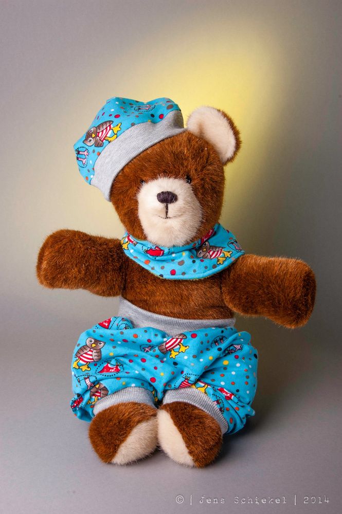 bekleideter Teddy