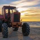 Belaruss MTZ-50 am Strand von Ahlbeck 