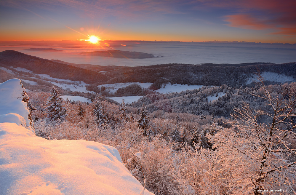 Belchen Sonnenaufgang